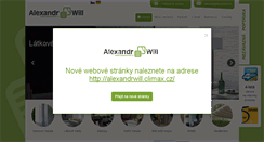 Desktop Screenshot of alexandrwill.cz
